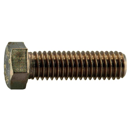 Midwest Fastener 18-8, 7/16"-14 Hex Head Tap Bolt, Plain Stainless Steel, 1-1/2 in L, 5 PK 39001